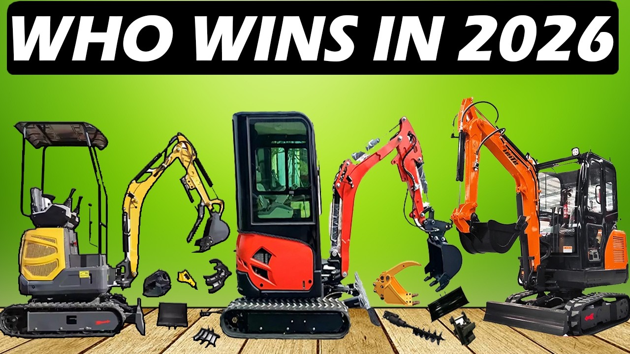 Top 3 Best Mini Excavators 2026 – Powerful & Compact Picks