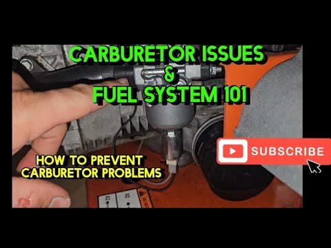 Lawn Mower Carburetor issues & fuel systems 101.