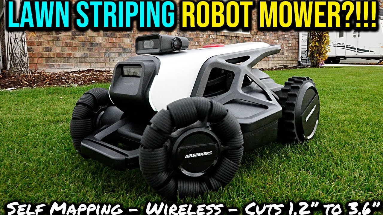 bEST Mower for 2024? ROBOT LAWN MOWER REVIEW - Airseekers Tron