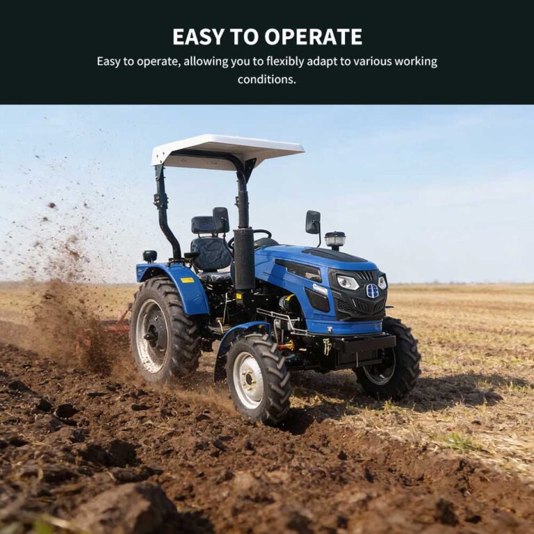 Débarrassement et préparation efficaces avec un tracteur puissant 8 17