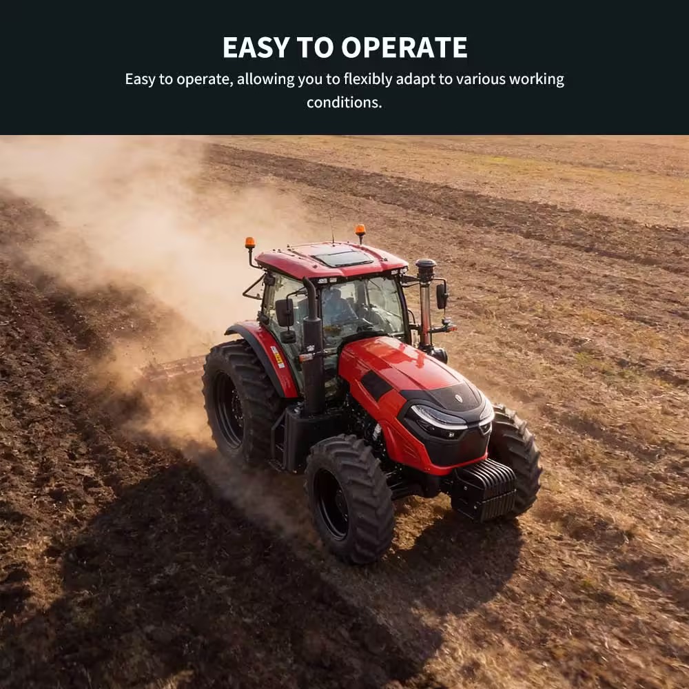 نحوه استفاده از تراکتور QL-70HP برای کار در زمینه شالیزار کارآمد 2 92 1