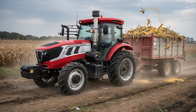 Trator de 140 HP com tração nas 4 rodas 1604 10 24