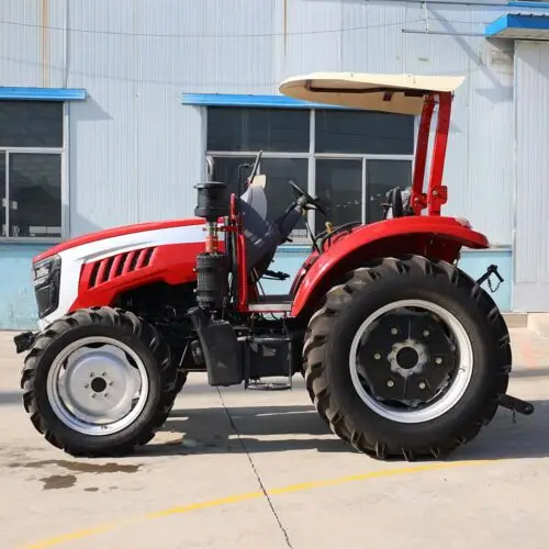 tractor in the farm