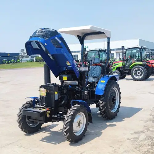 tractor in the farm