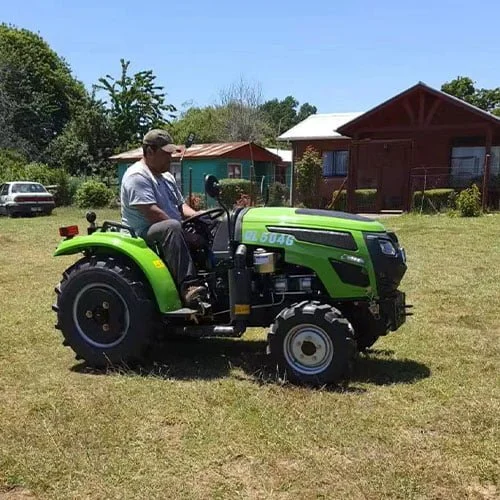 tractor in the farm