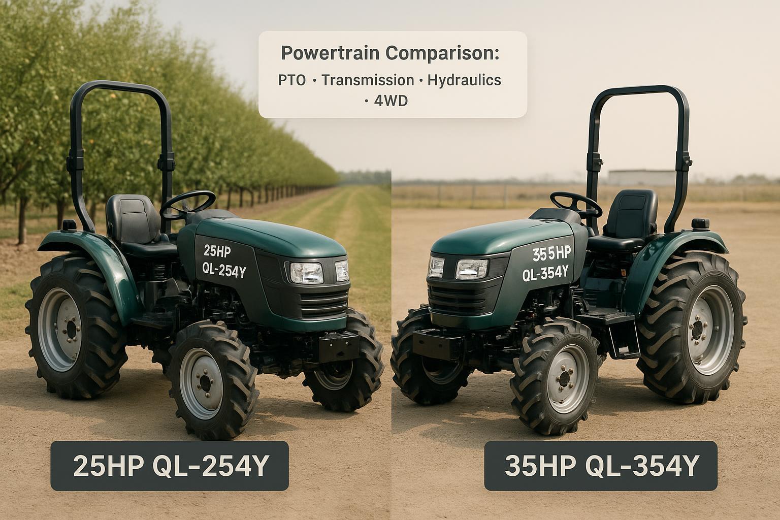 25HP and 35HP tractor