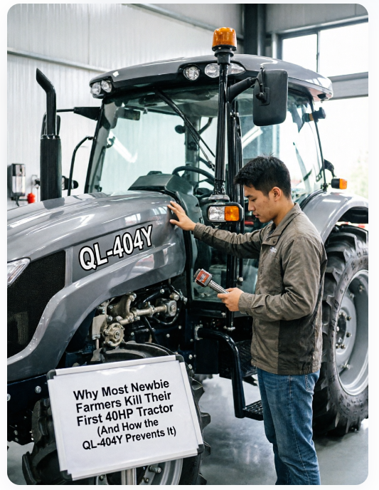 Por que a maioria dos agricultores novatos mata seu primeiro trator de 40 HP (e como o QL-404Y o impede) 2 Trator agrícola Guia de engate de 3 pontos