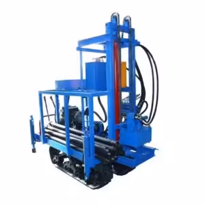Vertical-Mounted Crawler Hydraulic Water Well Drilling Rig