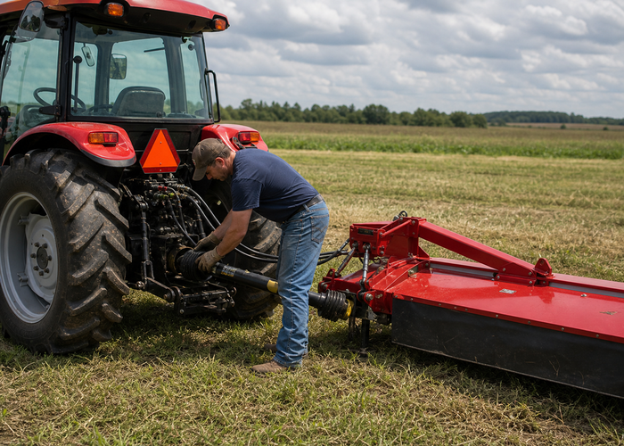 Mali poljoprivredni Hay Work: Tractor Horsepower, PTO, Hidraulika i Implement Sequence 8 hay radno tijelo 1