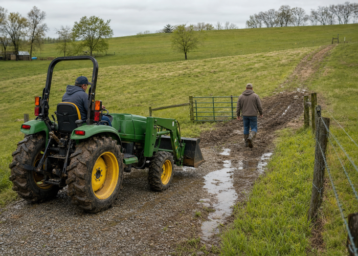 2WD vs 4WD Farm Tractor Choice: Loader Work, Wet Fields, Slopes, and Ownership Tradeoffs 6 tractor 4wd body 1