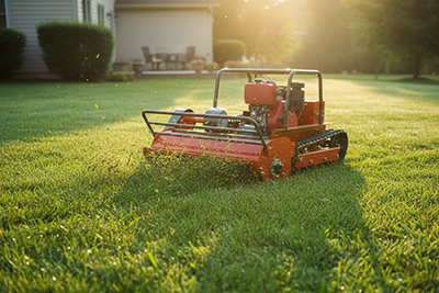 Lawn mower for residential lawns