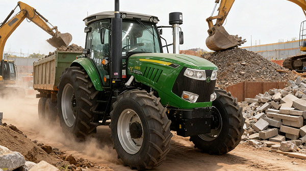 Tractor used for construction and light engineering